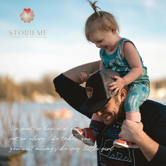 Best Fathers Day Daughter Birthday Gift Resin Figurines Statue - Picture 2 of 8